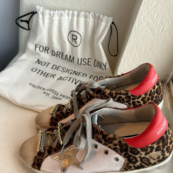 Golden Goose size 39 leopard cheetah sneakers - Picture 3 of 10